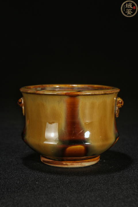 古玩陶瓷窯變釉香爐真品鑒賞圖
