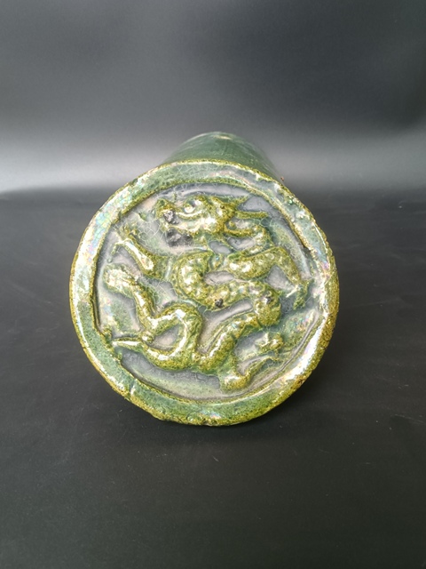 古玩陶瓷龍紋瓦當真品鑒賞圖