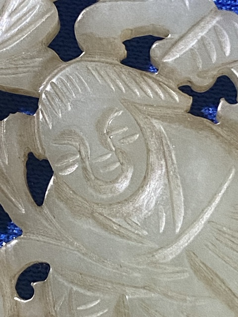 古玩玉器白玉和合二仙真品鑒賞圖