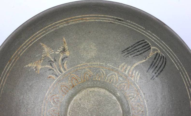 古玩陶瓷高麗青瓷斗笠盞真品鑒賞圖