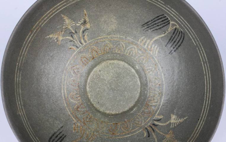 古玩陶瓷高麗青瓷斗笠盞真品鑒賞圖