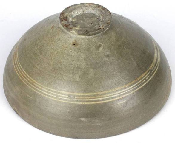 古玩陶瓷高麗青瓷斗笠盞真品鑒賞圖