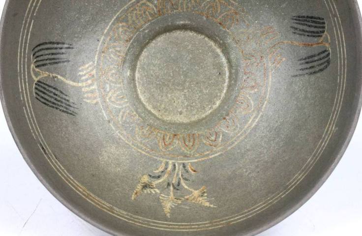 古玩陶瓷高麗青瓷斗笠盞真品鑒賞圖