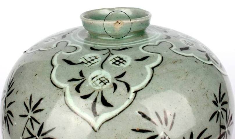 古玩陶瓷高麗青瓷梅瓶真品鑒賞圖