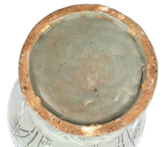 古玩陶瓷高麗青瓷梅瓶真品鑒賞圖