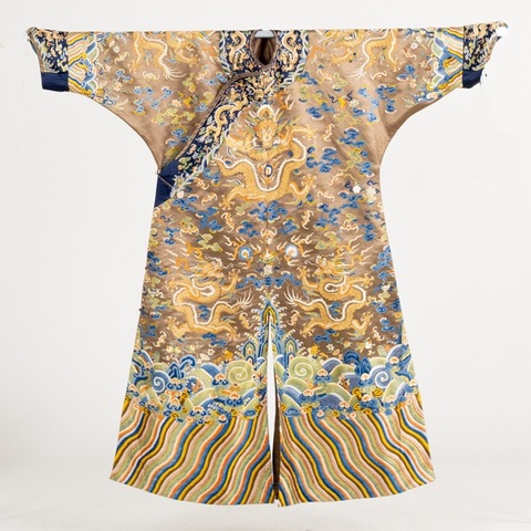 古玩雜項蟒袍真品鑒賞圖