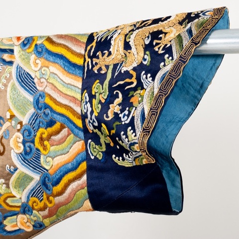古玩雜項蟒袍真品鑒賞圖
