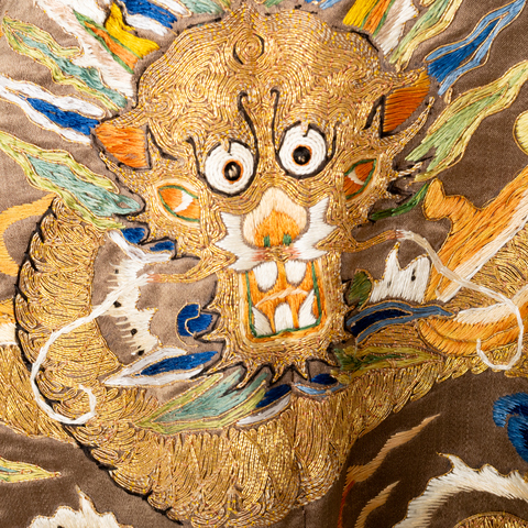 古玩雜項(xiàng)蟒袍真品鑒賞圖