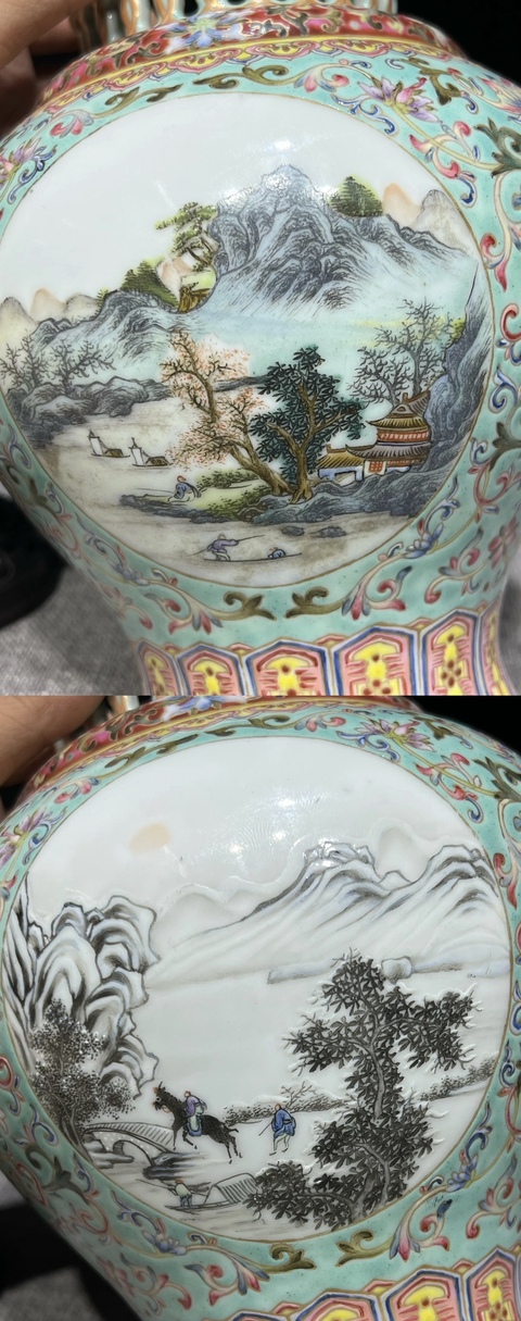 古玩陶瓷民國 鏤空罐真品鑒賞圖