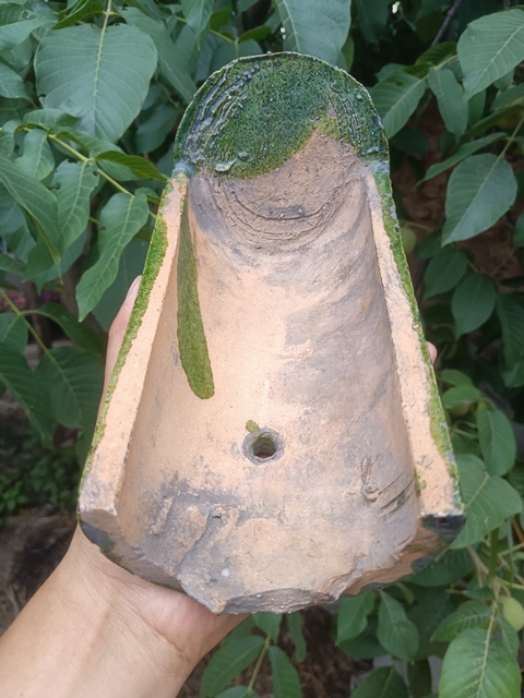 古玩陶瓷清~綠釉龍紋瓦當拍賣,當前價格0元