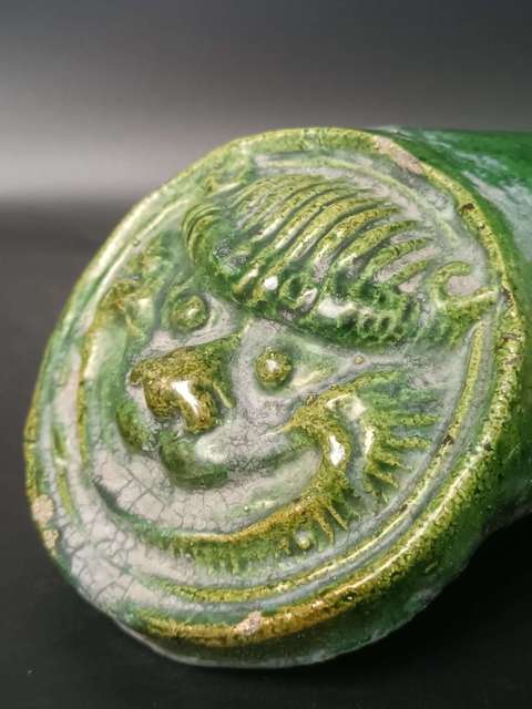 古玩陶瓷清早期～獸面瓦當拍賣，當前價格0元