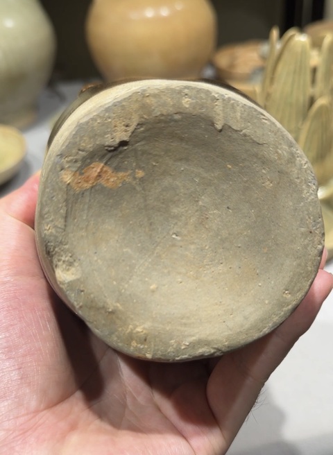 古玩陶瓷長(zhǎng)沙窯褐釉執(zhí)壺,注意品相真品鑒賞圖