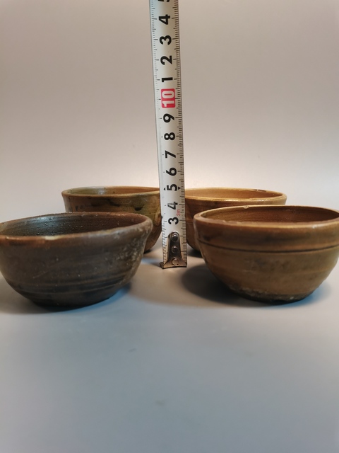 古玩陶瓷清代褐釉杯真品鑒賞圖