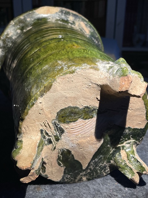 古玩陶瓷漢.綠釉糧倉真品鑒賞圖