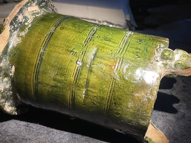 古玩陶瓷漢.綠釉糧倉真品鑒賞圖
