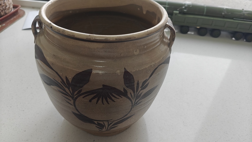 古玩陶瓷磁州窯罐真品鑒賞圖