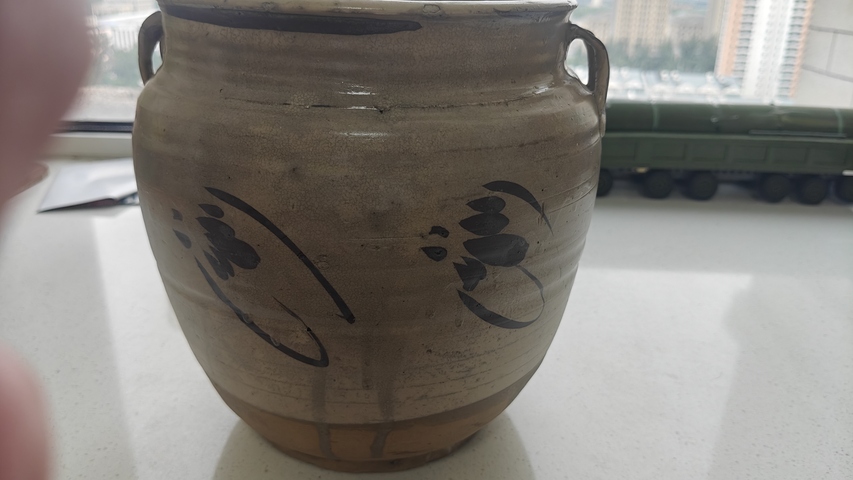 古玩陶瓷磁州窯罐真品鑒賞圖