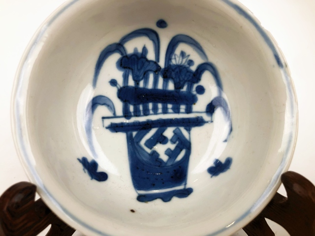 古玩陶瓷明萬歷·提籃花卉洗拍賣,當前價格99元