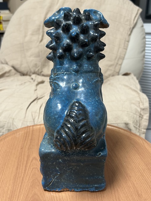 古玩陶瓷獅子擺件真品鑒賞圖
