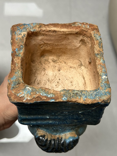 古玩陶瓷獅子擺件真品鑒賞圖