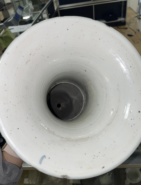 古玩陶瓷青花麒麟紋鳳尾尊真品鑒賞圖