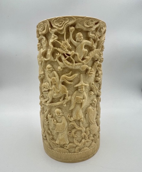 古玩雜項帽筒真品鑒賞圖