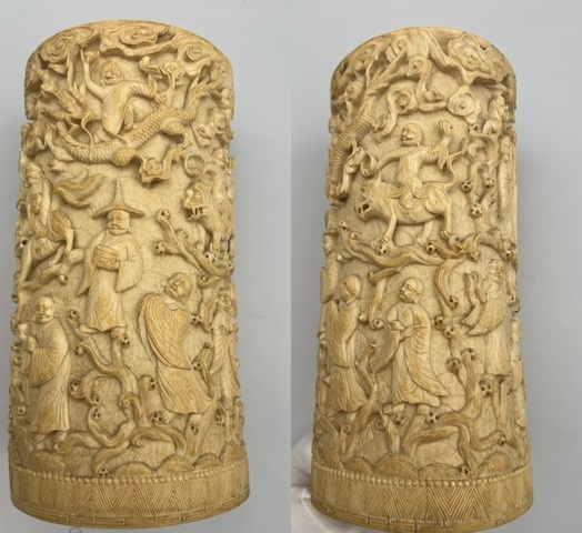 古玩雜項帽筒真品鑒賞圖
