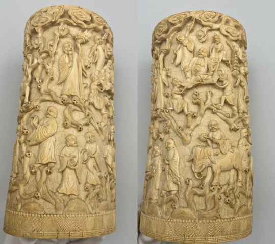 古玩雜項帽筒真品鑒賞圖