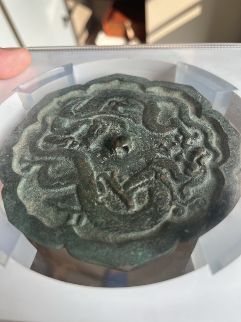 古玩銅器銅鏡真品鑒賞圖