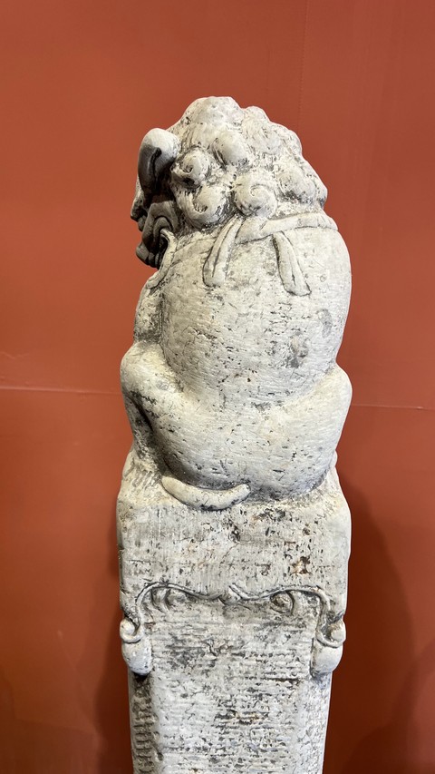 古玩雜項栓馬樁真品鑒賞圖