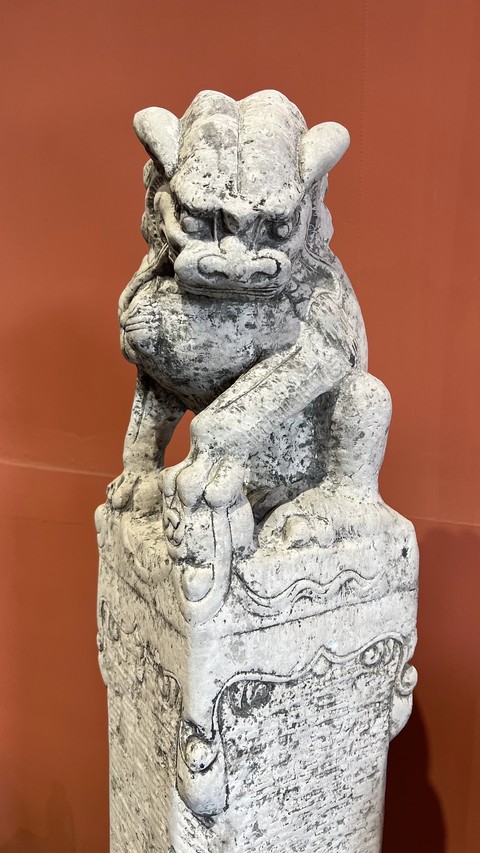 古玩雜項栓馬樁真品鑒賞圖