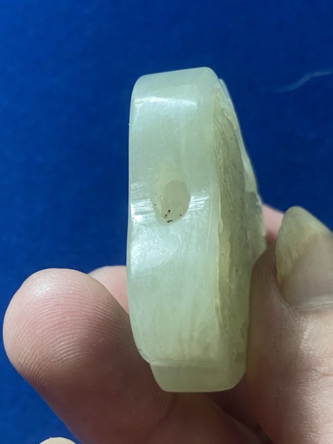古玩玉器白玉鳳鳥香囊真品鑒賞圖