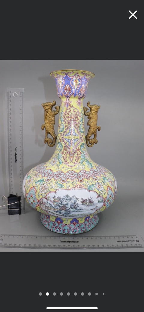 古玩雜項瓶真品鑒賞圖