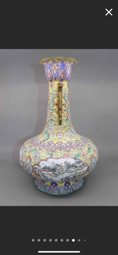 古玩雜項瓶真品鑒賞圖