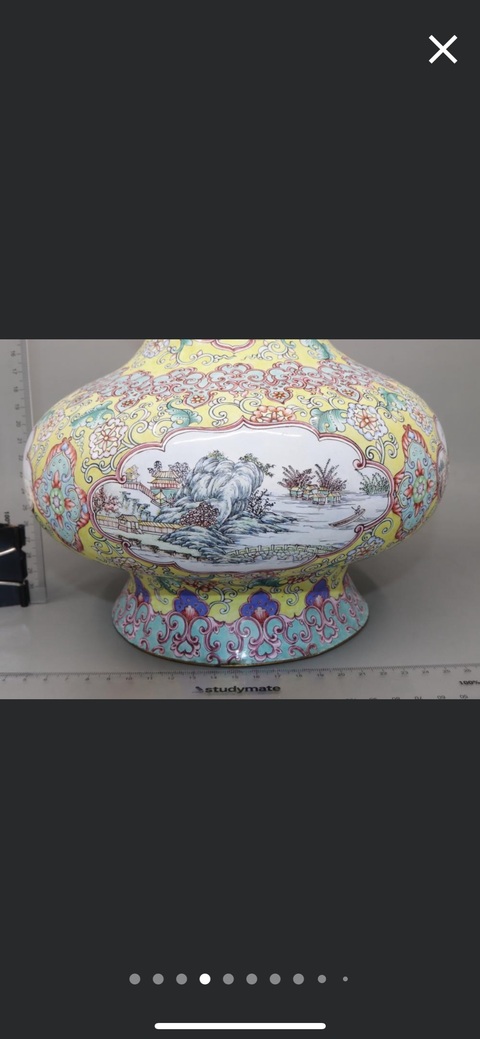 古玩雜項瓶真品鑒賞圖
