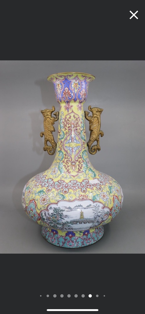 古玩雜項瓶真品鑒賞圖