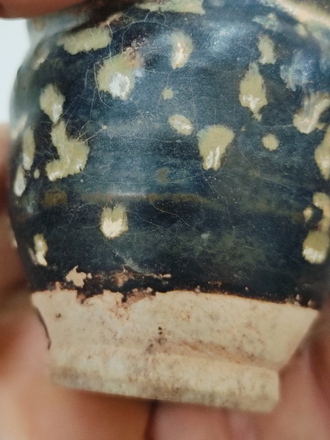 古玩陶瓷吉州窯窯變釉罐真品鑒賞圖
