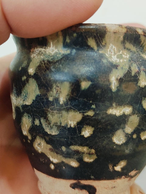 古玩陶瓷吉州窯窯變釉罐真品鑒賞圖