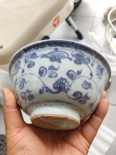 古玩陶瓷青花碗真品鑒賞圖