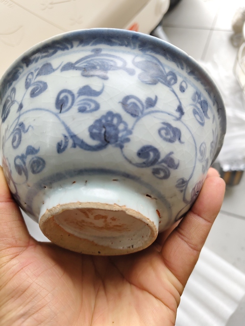 古玩陶瓷青花碗真品鑒賞圖