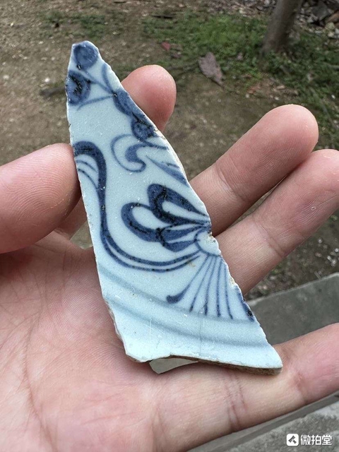 古玩陶瓷青花瓷片真品鑒賞圖