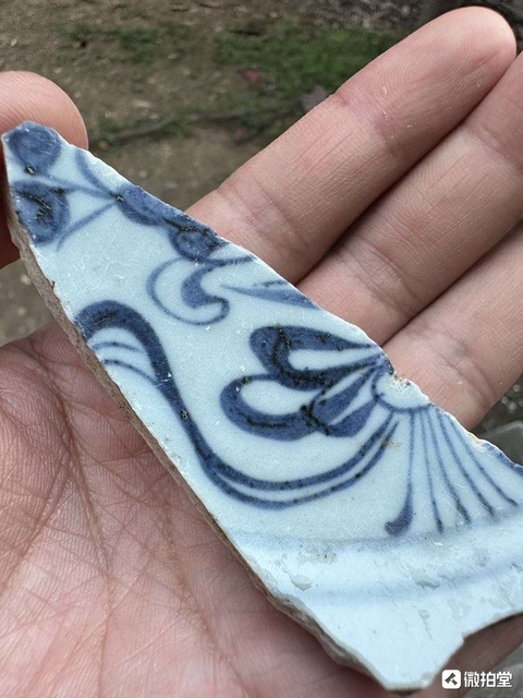 古玩陶瓷青花瓷片真品鑒賞圖