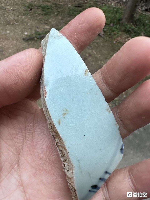 古玩陶瓷青花瓷片真品鑒賞圖