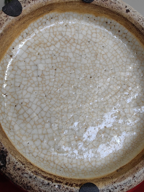 古玩陶瓷紅釉瓶真品鑒賞圖