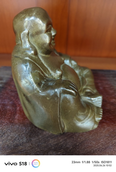 古玩銅器彌勒佛真品鑒賞圖