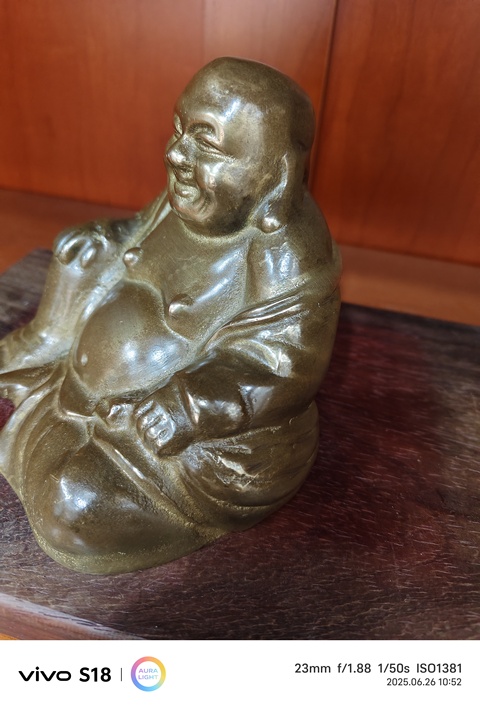 古玩銅器彌勒佛真品鑒賞圖