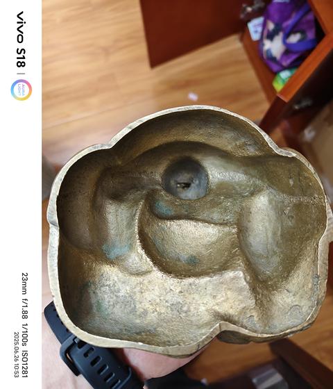 古玩銅器彌勒佛真品鑒賞圖
