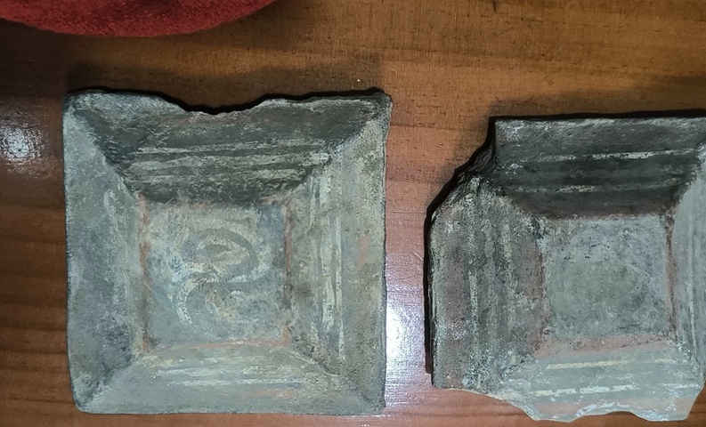 古玩陶瓷彩繪陶鈁真品鑒賞圖