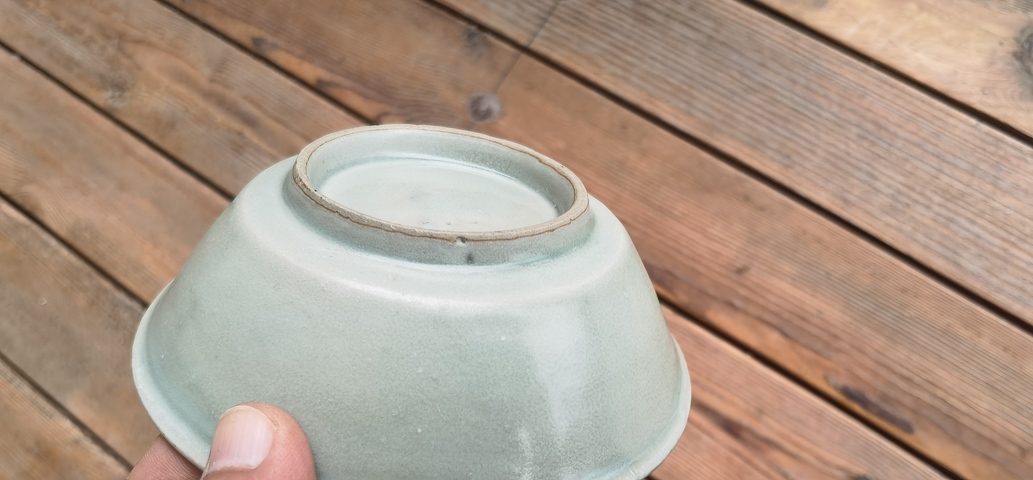 古玩陶瓷龍泉青瓷直壁洗真品鑒賞圖