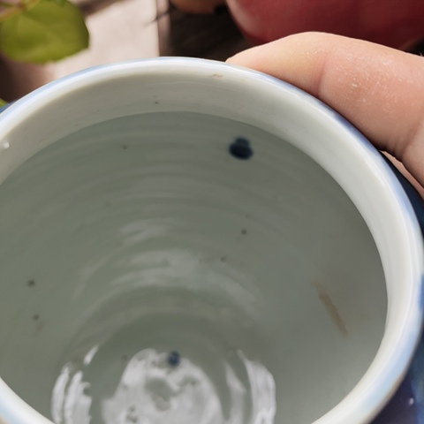 古玩陶瓷霽藍(lán)釉罐真品鑒賞圖